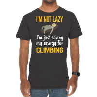 Saving Energy For Climbing Climb Climber Stars Vintage T-shirt | Artistshot