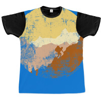 Mountain Climbing Hiking Climber Mountains Wildern Graphic T-shirt | Artistshot