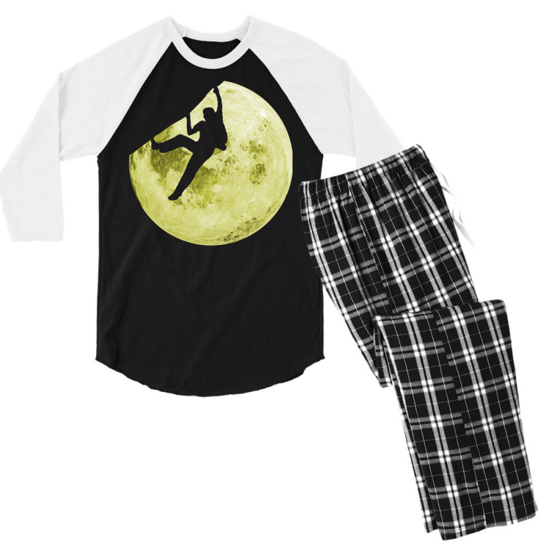 Climbing Boulder Bouldering Climbing Gift Men's 3/4 Sleeve Pajama Set | Artistshot