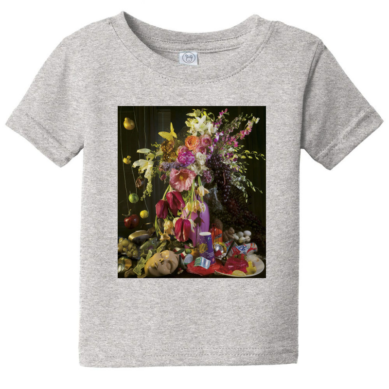 Flower And Face Baby Tee | Artistshot