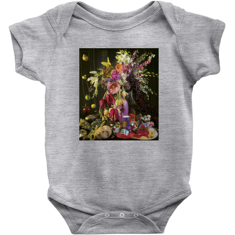 Flower And Face Baby Bodysuit | Artistshot