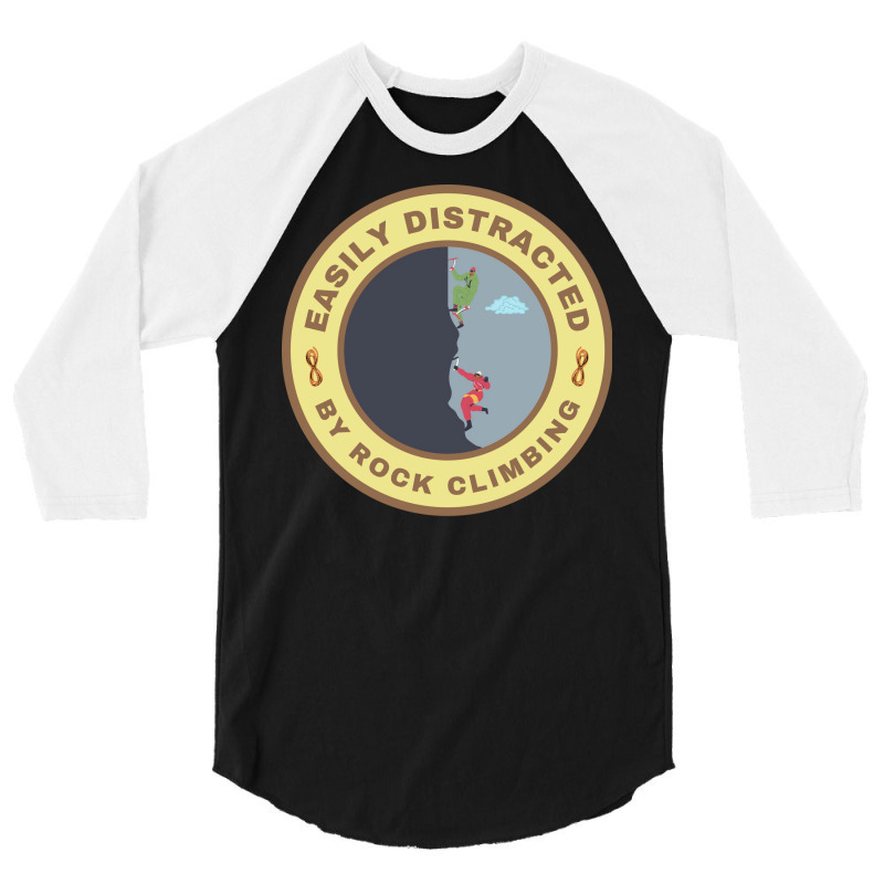 Easily Distracted Girl 3/4 Sleeve Shirt | Artistshot