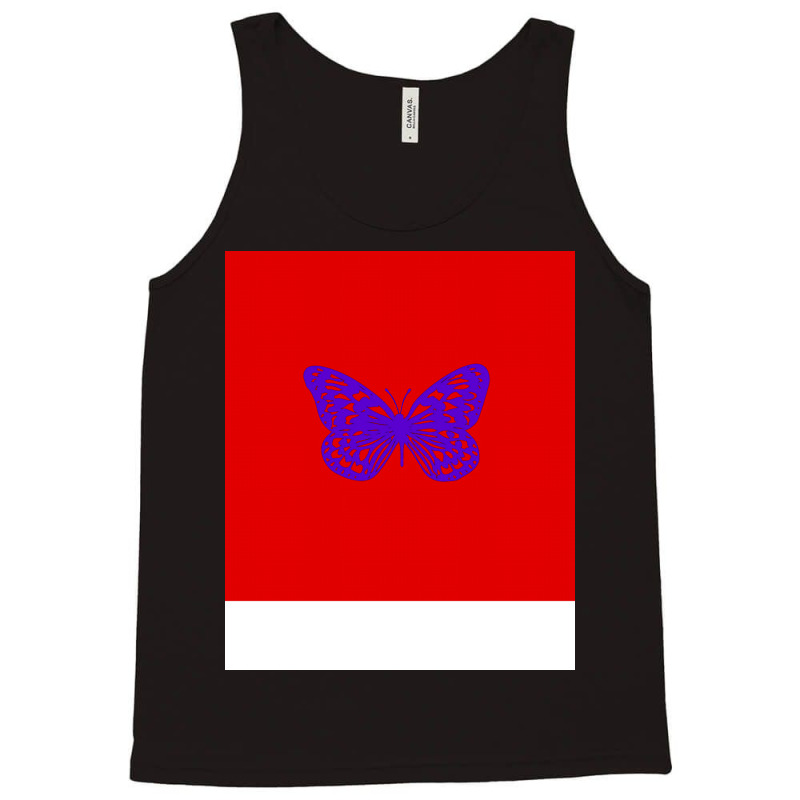 Butterfly Yellow Hipster Tank Top | Artistshot