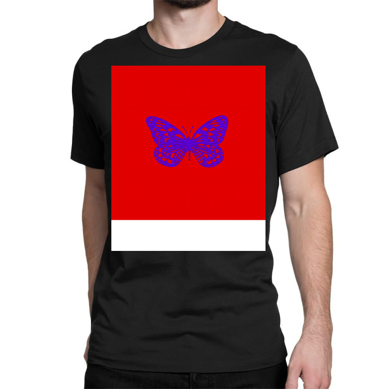 Butterfly Yellow Hipster Classic T-shirt | Artistshot