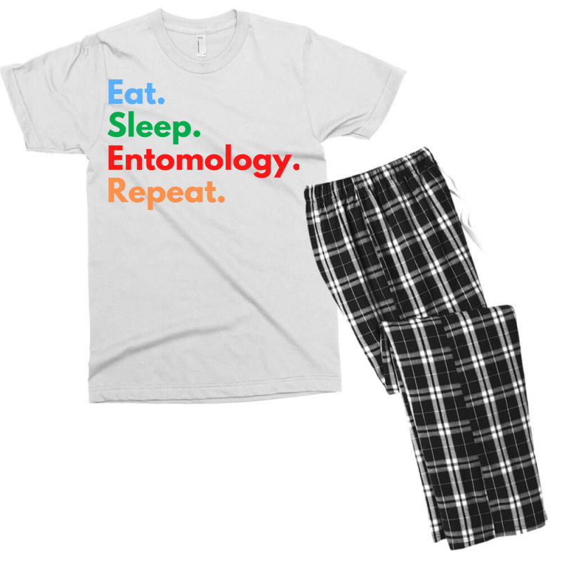 Eat Sleep Entomology Repeat Travel Men's T-shirt Pajama Set | Artistshot