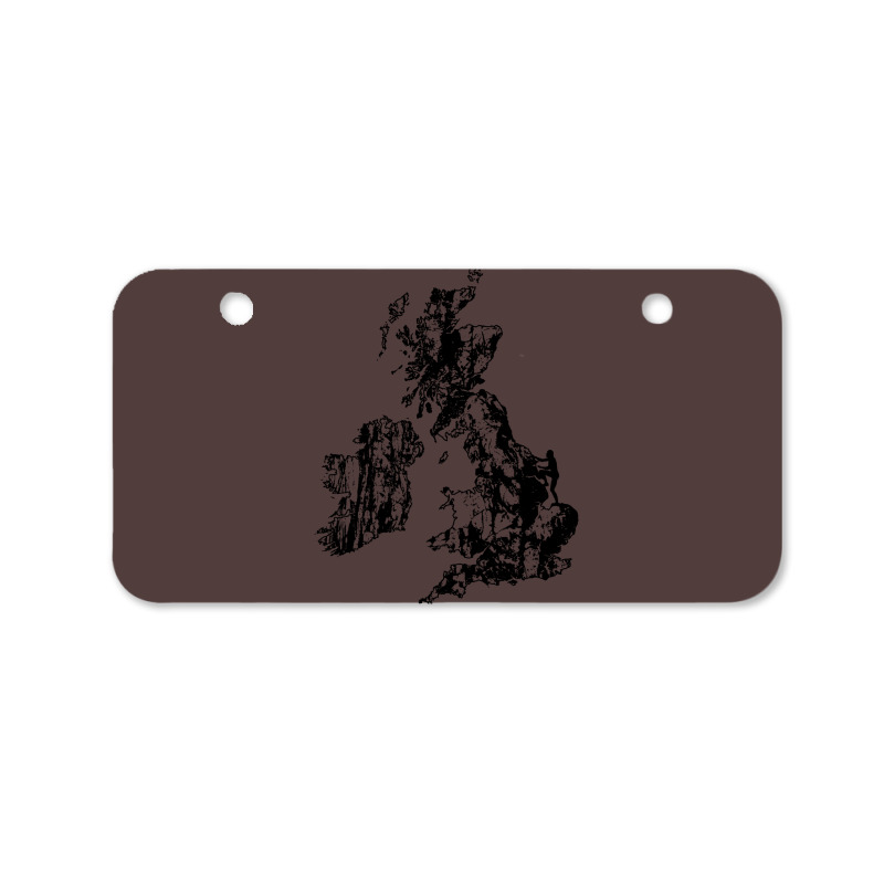 Rock Climbing Great Britain United Kingdom Rock Cl Bicycle License Plate | Artistshot