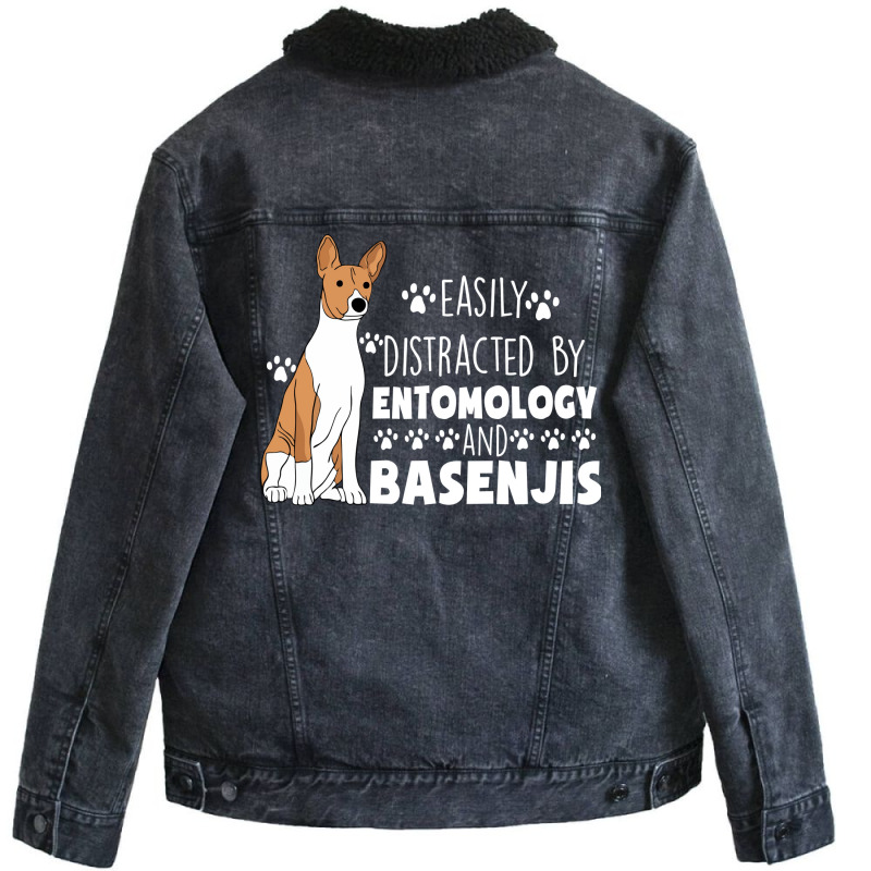 Entomology And Basenjis Summer Unisex Sherpa-lined Denim Jacket | Artistshot