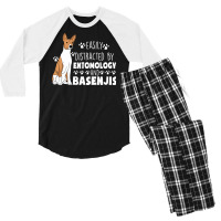 Entomology And Basenjis Summer Men's 3/4 Sleeve Pajama Set | Artistshot