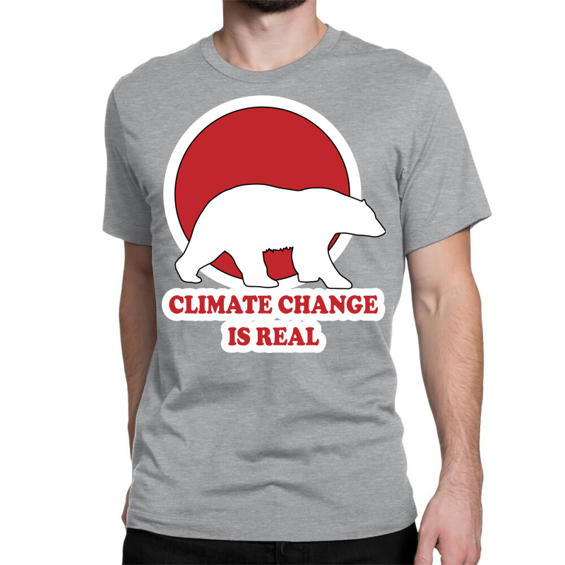 Climate Change Polar Bear Nature Saying Gift Stars Classic T-shirt by fumotobhalliq | Artistshot