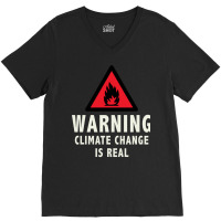 Climate Change Is Real Cute Nostalgia V-neck Tee | Artistshot