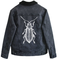 Entomology Insects Hippie Unisex Sherpa-lined Denim Jacket | Artistshot