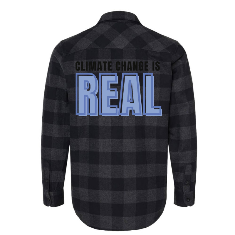 Climate Change Is Real Love Flannel Shirt | Artistshot