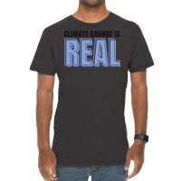 Climate Change Is Real Love Vintage T-shirt | Artistshot