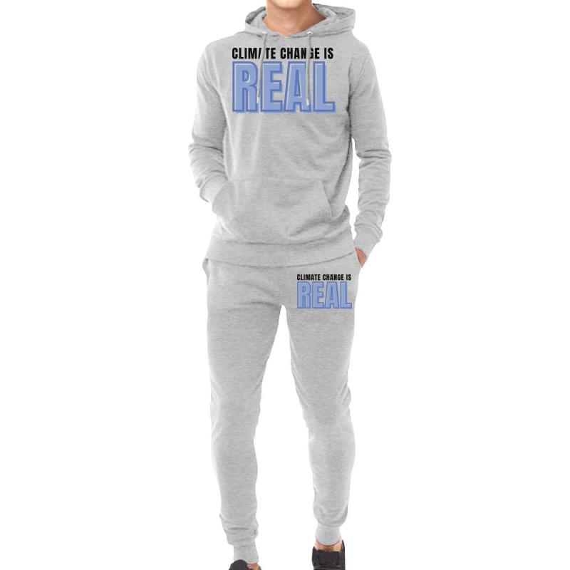 Climate Change Is Real Love Hoodie & Jogger Set | Artistshot