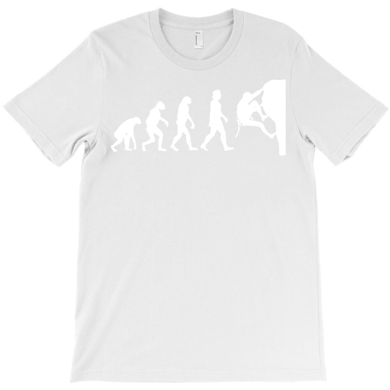 Climbing Evolution Climber Bouldering Aesthetic T-shirt | Artistshot