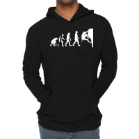 Climbing Evolution Climber Bouldering Aesthetic Lightweight Hoodie | Artistshot