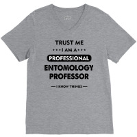 Entomology Professor Retro V-neck Tee | Artistshot