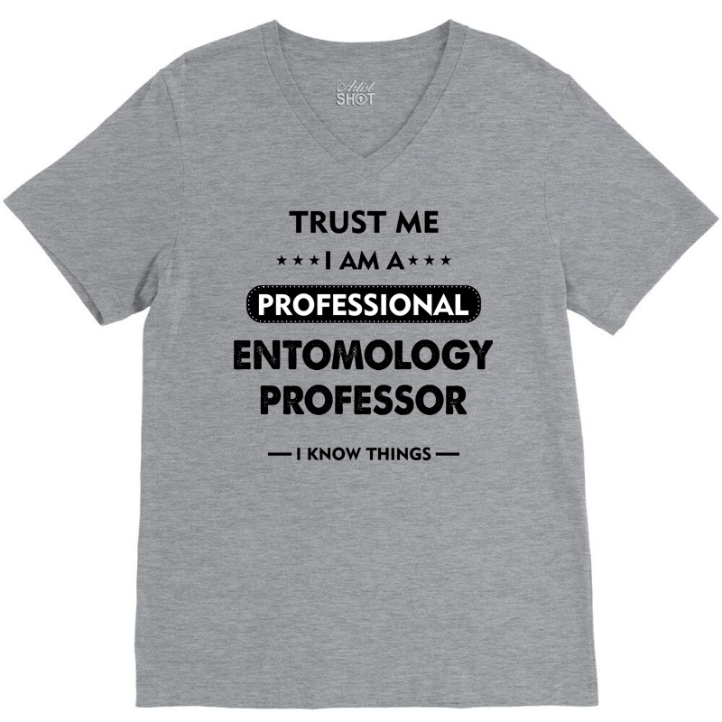 Entomology Professor Retro V-neck Tee | Artistshot