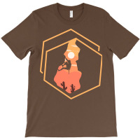 Retro Climber Sunset Climbing Summit Bouldering Su T-shirt | Artistshot