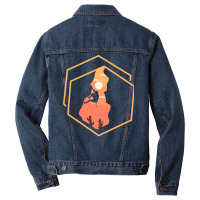 Retro Climber Sunset Climbing Summit Bouldering Su Men Denim Jacket | Artistshot