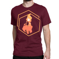 Retro Climber Sunset Climbing Summit Bouldering Su Classic T-shirt | Artistshot