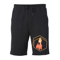 Retro Climber Sunset Climbing Summit Bouldering Su Fleece Short | Artistshot