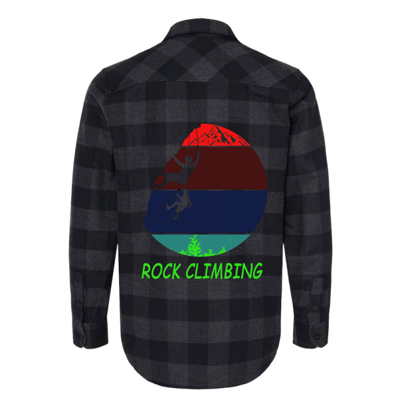 Rock Climbing Humor Flannel Shirt | Artistshot