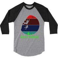 Rock Climbing Humor 3/4 Sleeve Shirt | Artistshot