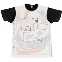 Climate Change Is Real Save The Polar Bears Hipste Graphic T-shirt | Artistshot