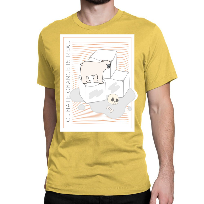 Climate Change Is Real Save The Polar Bears Hipste Classic T-shirt | Artistshot