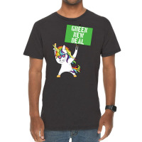 Green New Deal Unicorn Activist Socialist Equity C Vintage T-shirt | Artistshot