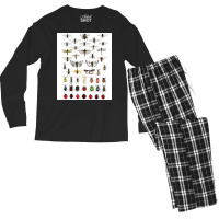 Entomology Illustrations Green Men's Long Sleeve Pajama Set | Artistshot