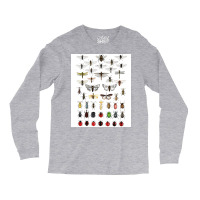 Entomology Illustrations Green Long Sleeve Shirts | Artistshot