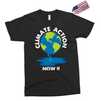 Global Warming Crisis Climate Action Now Retro Exclusive T-shirt | Artistshot