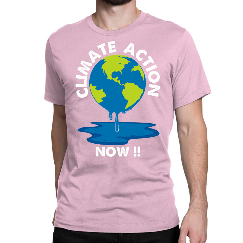 Global Warming Crisis Climate Action Now Retro Classic T-shirt | Artistshot