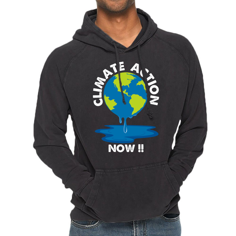 Global Warming Crisis Climate Action Now Retro Vintage Hoodie | Artistshot