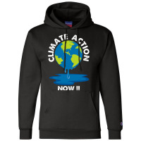 Global Warming Crisis Climate Action Now Retro Champion Hoodie | Artistshot