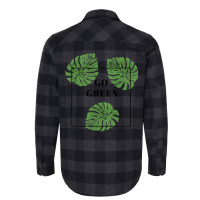 Go Green Girl Flannel Shirt | Artistshot