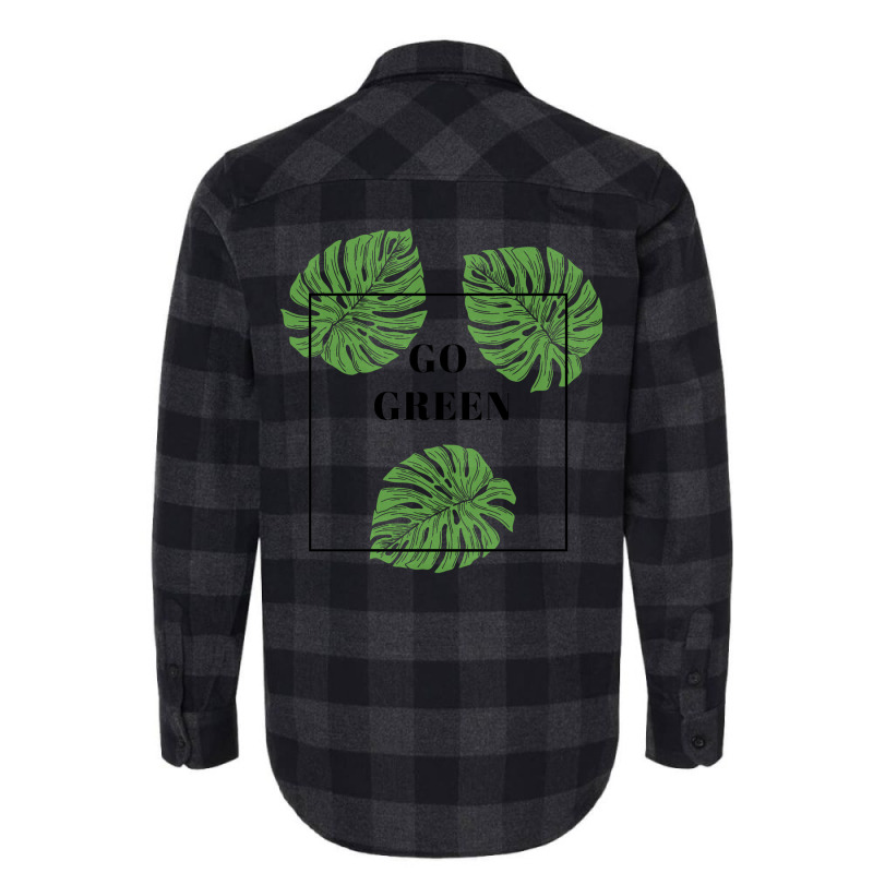 Go Green Girl Flannel Shirt | Artistshot