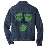 Go Green Girl Men Denim Jacket | Artistshot