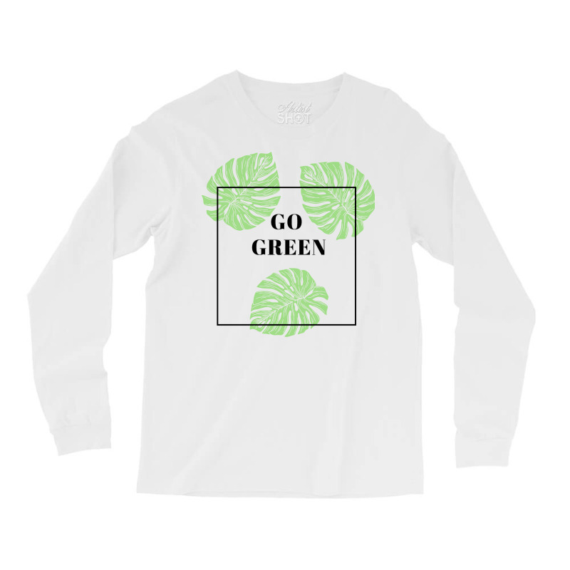 Go Green Girl Long Sleeve Shirts | Artistshot