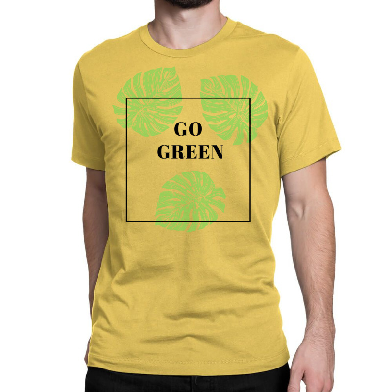 Go Green Girl Classic T-shirt | Artistshot