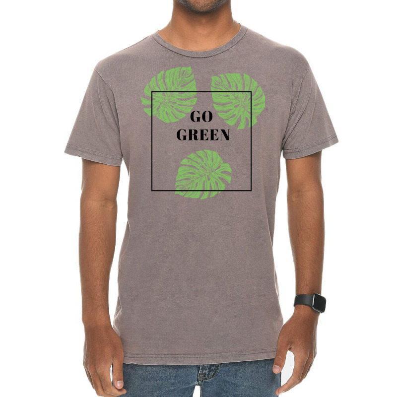 Go Green Girl Vintage T-shirt | Artistshot