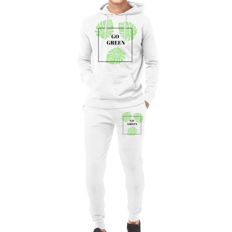 Go Green Girl Hoodie & Jogger Set | Artistshot