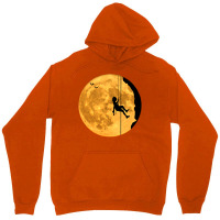 Mountaineering Free Climbing Bouldering Moon Sky H Unisex Hoodie | Artistshot