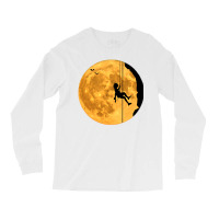 Mountaineering Free Climbing Bouldering Moon Sky H Long Sleeve Shirts | Artistshot