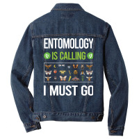 It Is Calling I Must Go Entomology Entomologist In Men Denim Jacket | Artistshot