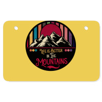 Mountain Soul Tumblr Atv License Plate | Artistshot