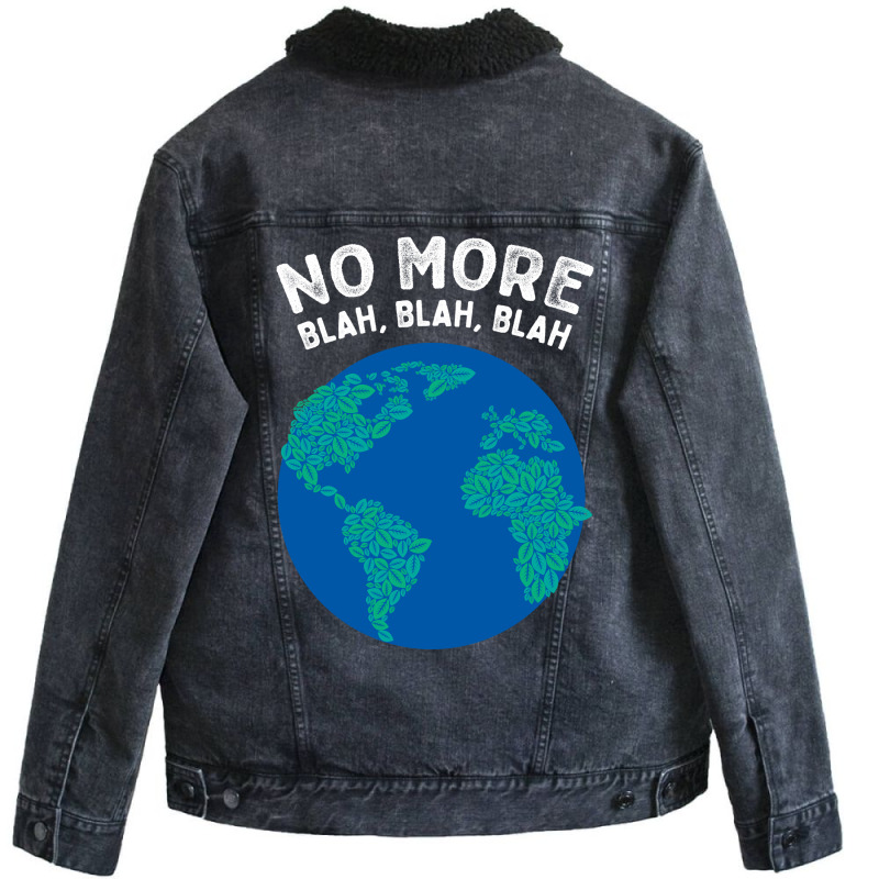 No More Blah Blah Blah Humor Unisex Sherpa-lined Denim Jacket | Artistshot