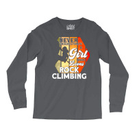 Rock Climbing Climber Climbing Retro Long Sleeve Shirts | Artistshot